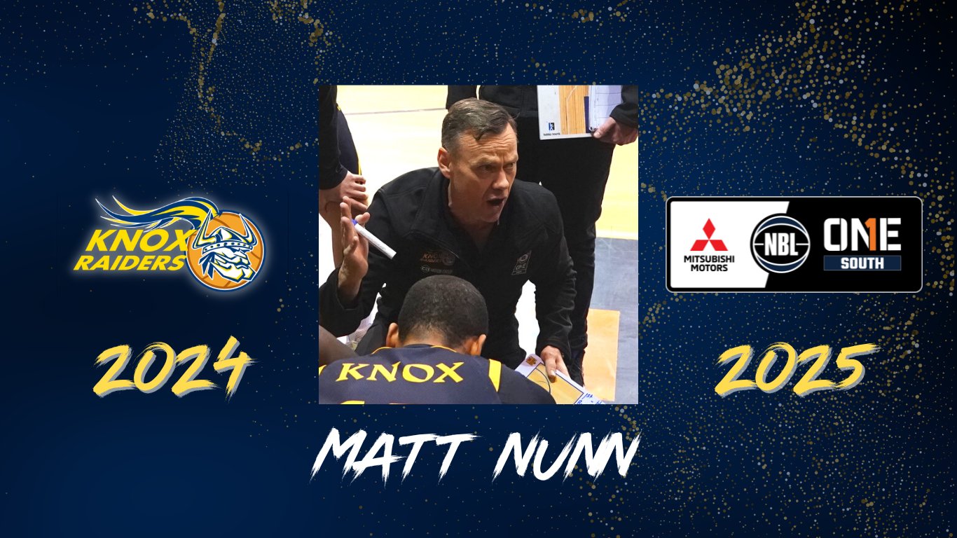 Matt Nunn | Re-signs for 2 years as NBL1 Mens Coach