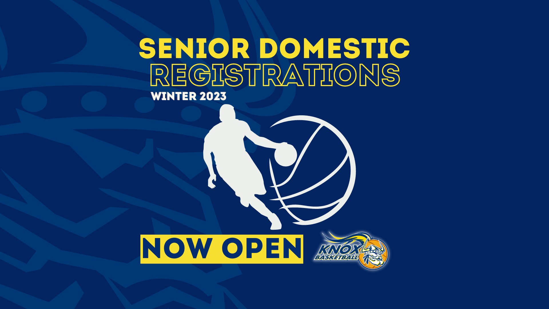 Senior Domestic Registrations | NOW OPEN